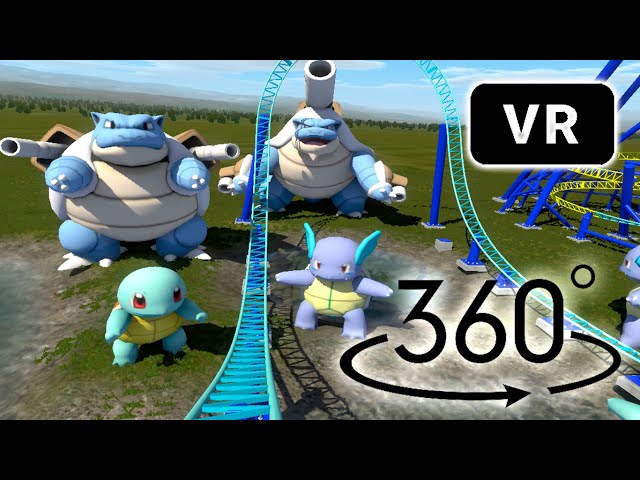 ▶VR 360° POKÉMON #3 ROLLER COASTER 🔥│THE RIDE│360 VIDEO│EXTREME ROLLER COASTERS│VIDEO 360