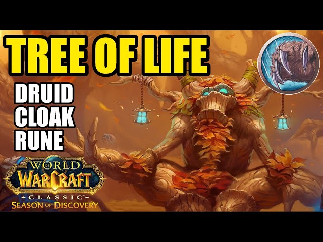 Druid TREE OF LIFE Rune Guide | WoW Classic SoD Season of Discovery