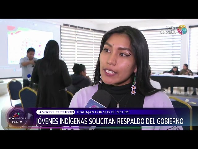 Delegación Nacional de Juventudes Indígenas de Colombia lucha por sus derechos y de sus comunidades