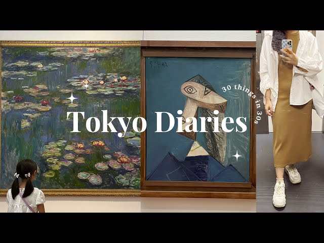 Japan Vlog 🇯🇵 ep.01 | 30 THINGS IN 30s | Arts Museum, Café Hopping, Living Alone in Tokyo