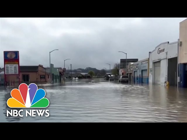 Nor’easter blasting East Coast, atmospheric river storm sweeping California