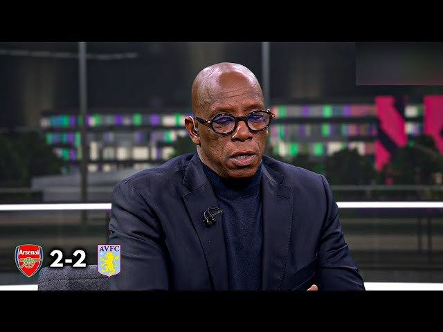 Arsenal vs Aston Villa 2-2 Ian Wright post match Analysis | Arteta cannot win the league anymore