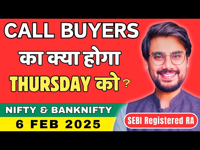 Nifty and BankNifty Prediction Thursday Expiry, 6 Feb 2025 |  Hero Zero Strategy | Rishi Money