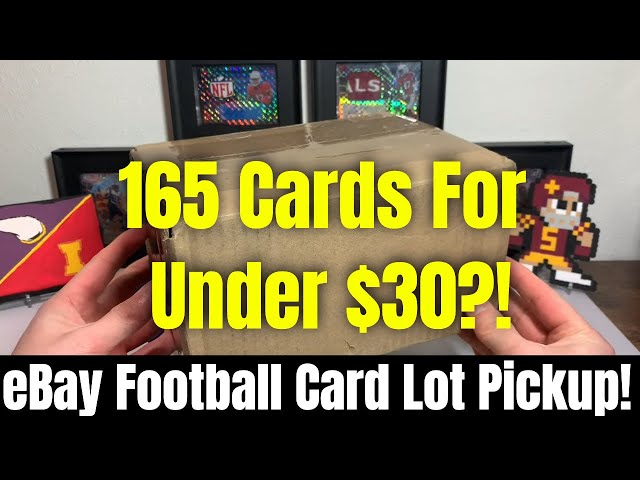 ONLY $14.50 + Shipping For This 165 Football Card Lot?! What A Fun eBay Lot Pickup!! Great Value!