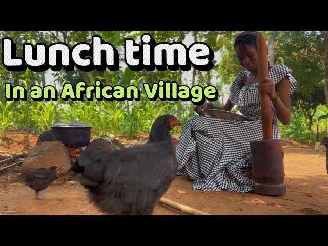 Lunch time in an African Ugandan Village . What I eat for lunch mostly