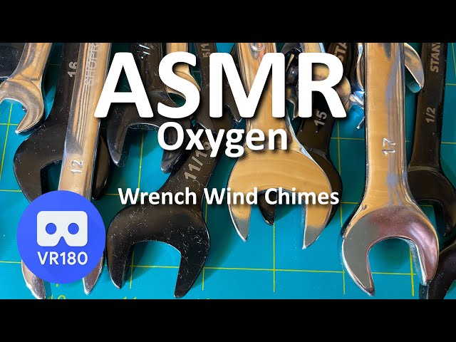 VR180 ASMR - Wrench Wind Chimes | Wrench Clinking & Jingling Sounds | Virtual Reality / VR180