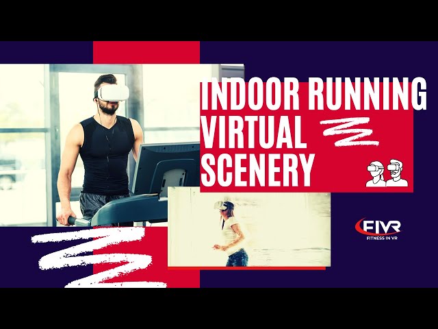 VR | Indoor Running in Virtual Scenery Elliptical Workout