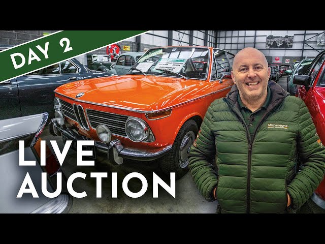 LIVE AUCTION | February Auction Day 2 | Mathewsons Classic Cars Auction