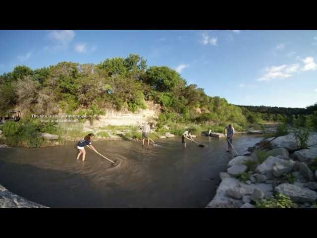 Track Cleaning Day at Dinosaur Valley State Park