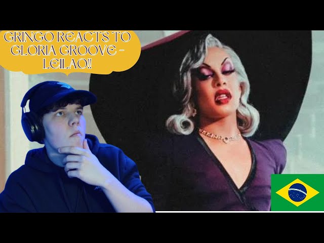 GRINGO REACTS 🇺🇸 🇧🇷 to GLORIA GROOVE - LEILÃO (CLIPE OFICIAL)