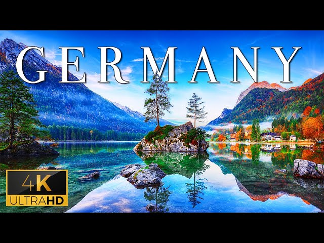 FLYING OVER GERMANY (4K UHD) - Relaxing Music With Stunning Beautiful Nature (4K Video Ultra HD)