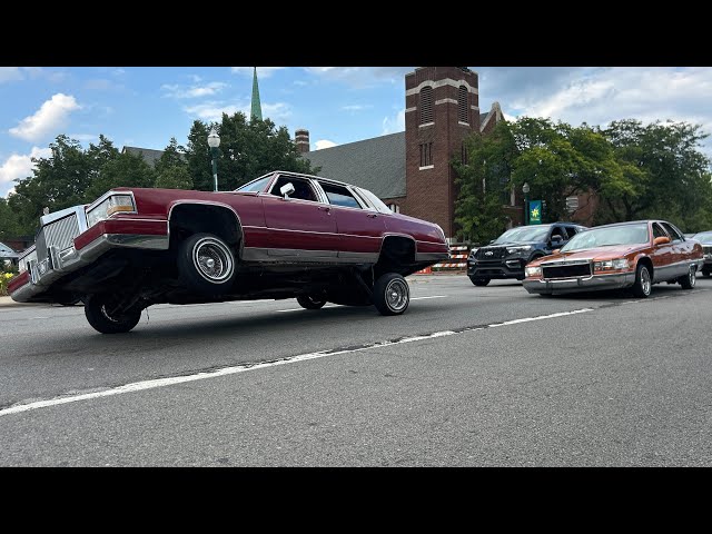 Epic Low Rider cars Hop-Off Cars Bouncing, Lifting, and Showing Off!"