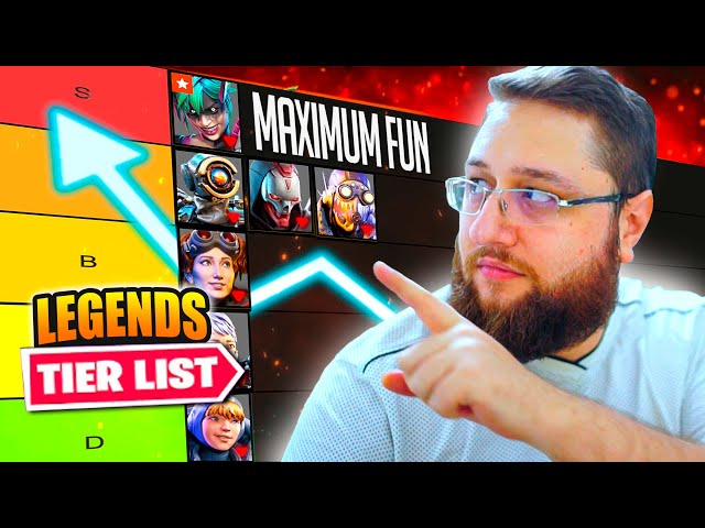 Tier List of The Most Fun to Play Legends in Apex Legends | What a 5000-Hour Player Thinks!