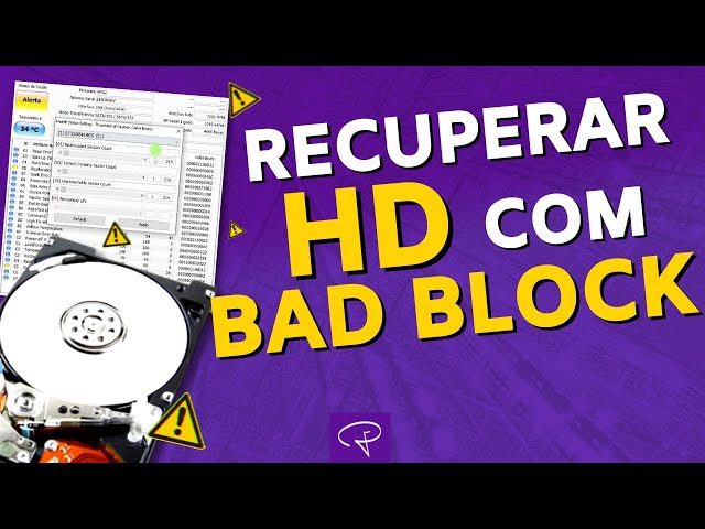 Como RECUPERAR HD com Bad Block ou mau funcionamento - rápido e simples [passo a passo]