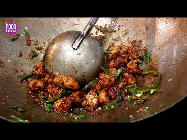 Chilli Chicken Restaurant Style In Just 2 Minutes | Easy Chili Chicken Gravy Indian Street Food