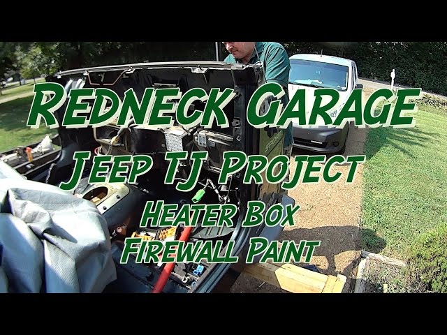 Jeep TJ Project - Jack Leg Mechanics - Heater Box Adjustment and Paint