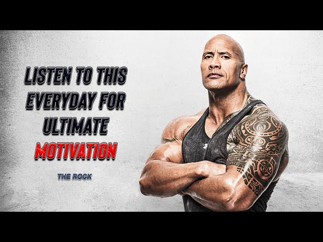 Dwayne 'The Rock'  Unstoppable Motivation: Life-Changing Speech for Success & Overcoming Challenges