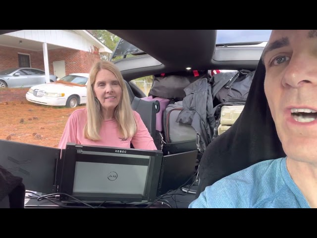 DAY 3 | LIVING IN A 220,000+ mi TESLA FULL TIME ! Car Camping w/ Mike & Denise !