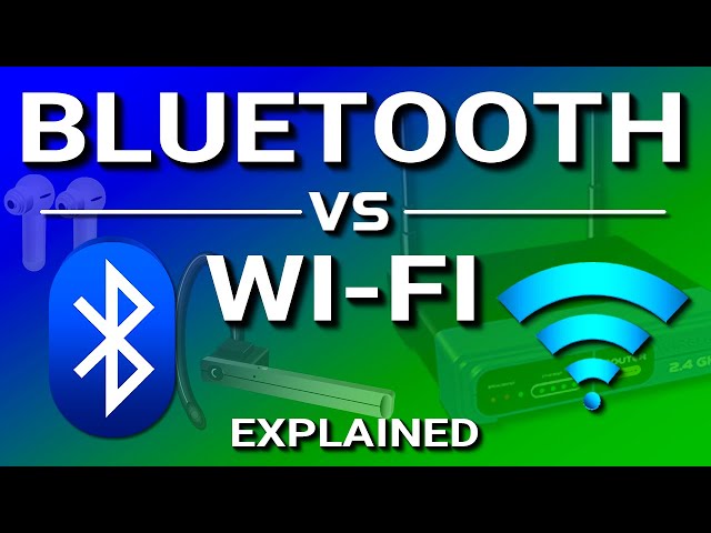 Bluetooth vs WiFi - What's the difference?