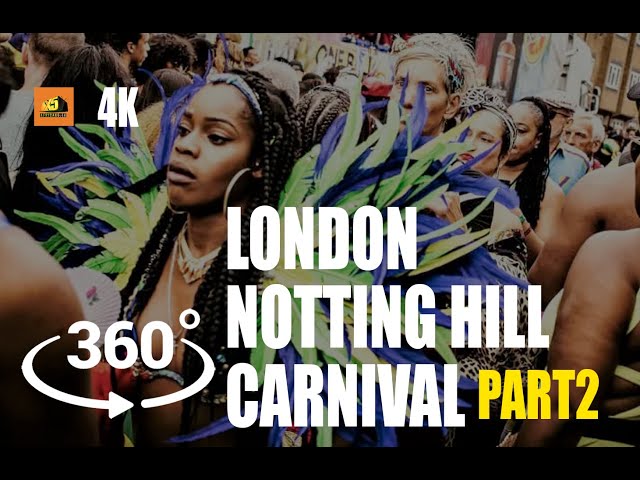 VR 360 Video 4K of London Notting Hill Carnival 2022 (PART2)