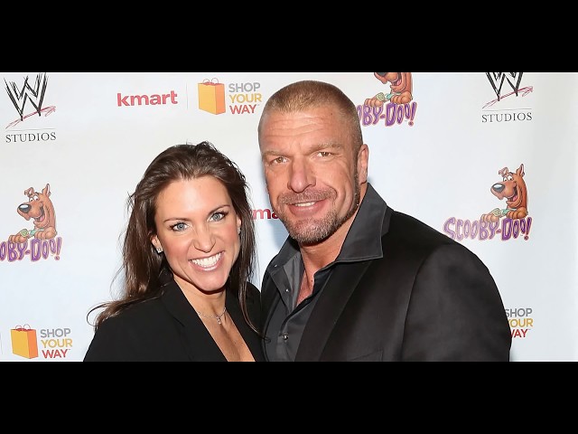 Stephanie McMahon and her husband Triple H and their children