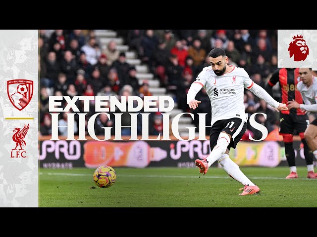 Extended Highlights: Bournemouth 0-2 Liverpool | Salah Hits New Premier League Landmark