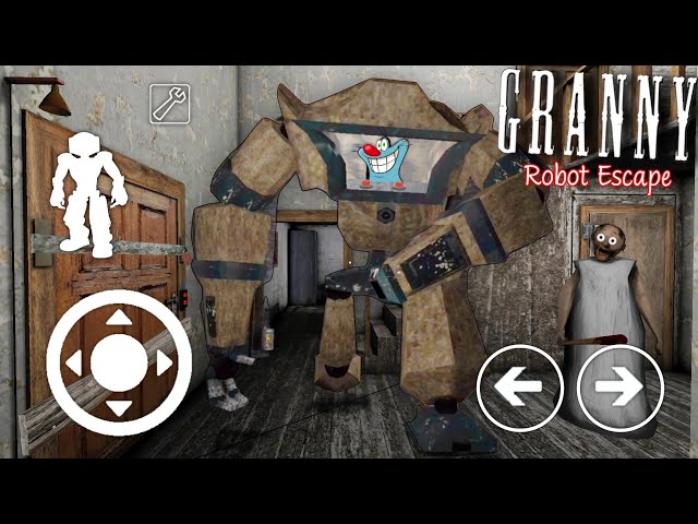 Robot Escape in Granny | Granny New Update With Oggy and Jack