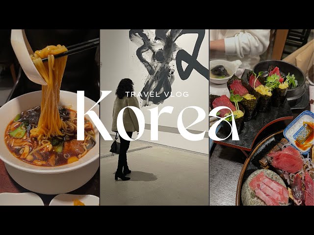 KOREA TRAVEL VLOG Ep. 2 | exploring Hongdae 홍대, snow day, Bukchon Hanok Village, modern art museum