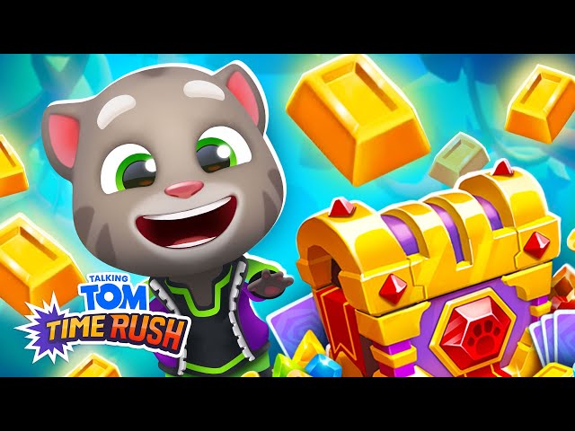 Run for GOLD! 🏆 NEW Talking Tom Time Rush Gameplay