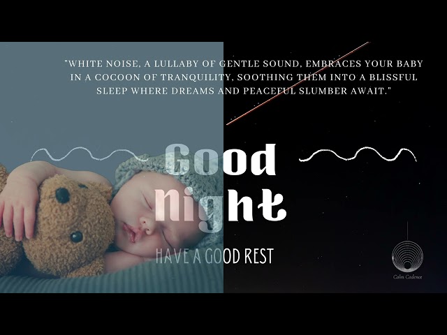 White Noise for Babies I 10 Hour NO ADS 💤 Good Night Baby