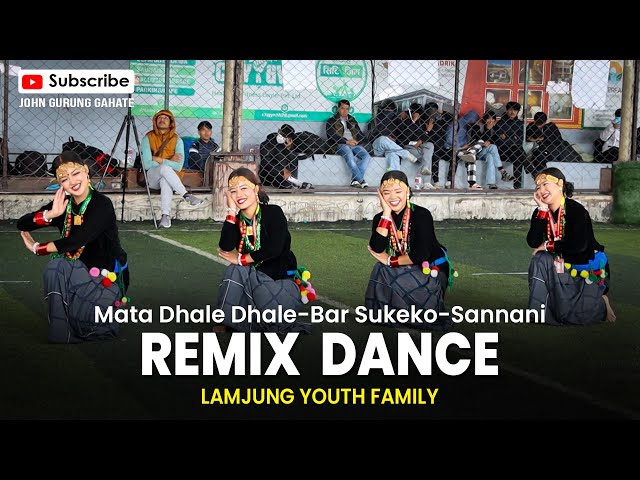 Mata Dhale Dhale-Bar Sukeko-Sannani || Remix Cover Dance || Lamjung Youth Family