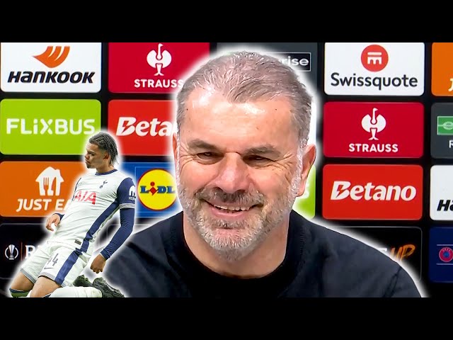 'NO MORE LOANS for Dane Scarlett! TRAINING WITH US!' | Ange Postecoglou | Tottenham 3-0 Elfsborg