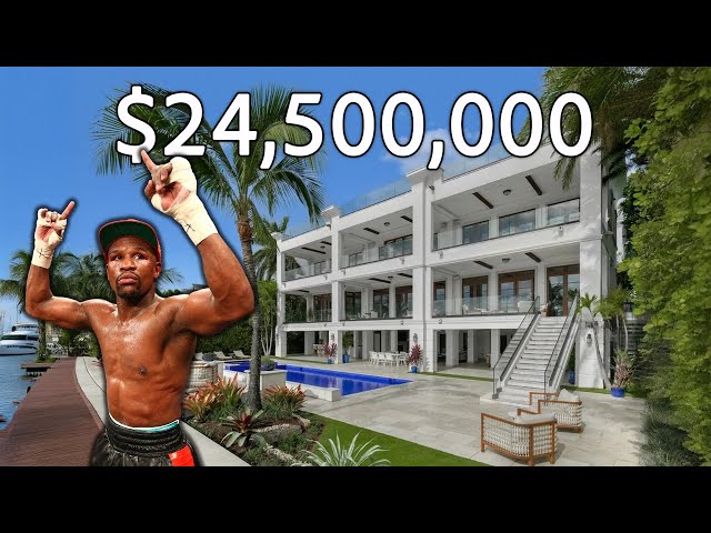 INSIDE FLOYD MAYWEATHER’S $24,500,000 MIAMI BEACH MANSION