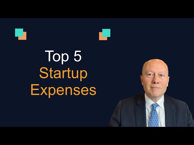 Top 5 Startup Expenses