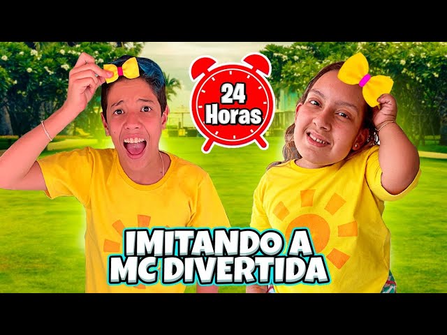 24 HORAS IMITANDO MC DIVERTIDA *deu ruim