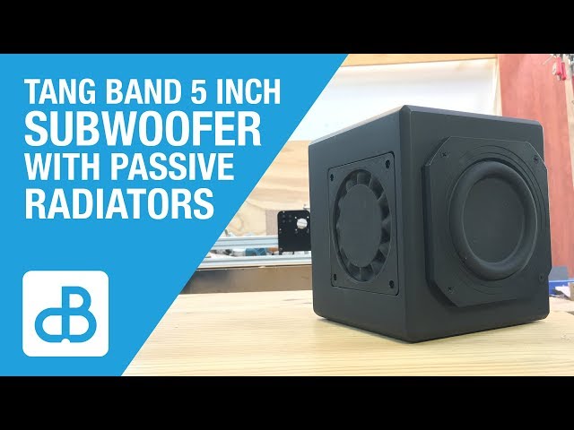 Building a Small Subwoofer with 5" Tang Band Driver - by SoundBlab