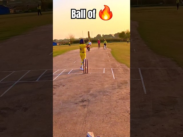 Fast Bowling with line, length and variation 💥 #cricket #shots #shorts