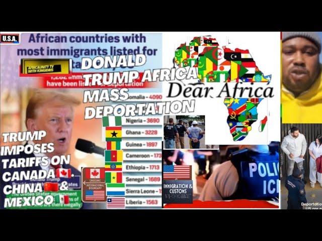 GHANA🇬🇭NIGERIA🇳🇬SA🇿🇦KENYA🇰🇪EGYPT🇪🇬TRUMP LIST AFRICA COUNTRIES FOR DEPORTATION #africaunitytotheworld