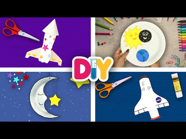 4 STAY AT HOME Fun Craft Ideas to make with your Kids! | Fast-n-Easy | DIY Labs