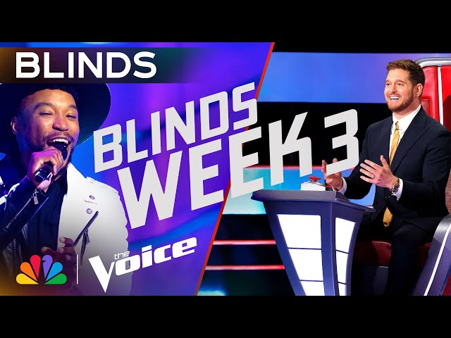 Jaw-Dropping Blind Auditions from Week 3 | The Voice | NBC