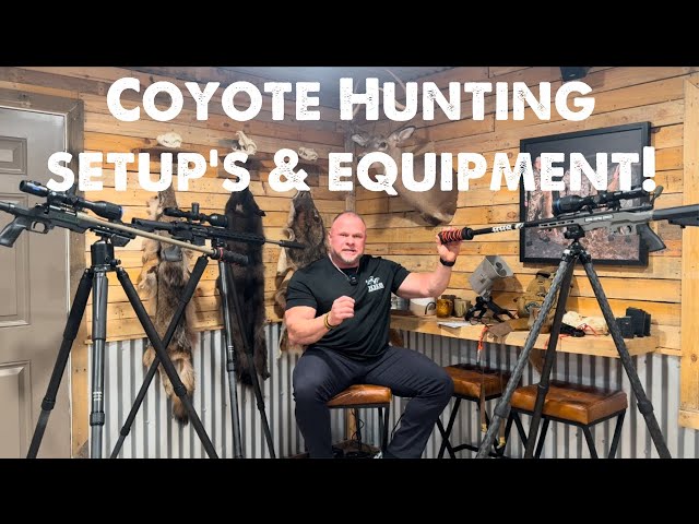 Everything we use to hunt coyotes at night!