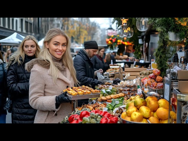 🇬🇧 LONDON STREET FOOD, WHERE LONDON'S MILLIONAIRES LIVE, EXPENSIVE CHELSEA STREET FOOD MARKET, 4K