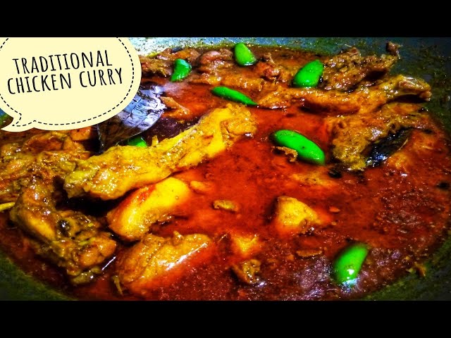 Dhaba style chicken curry easy recipe||traditional dhaba chicken curry||