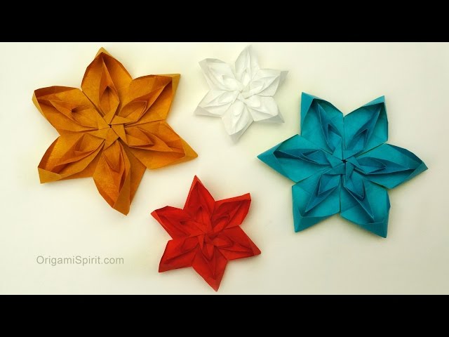 How to make a Tesselated Flower -ORIGAMI