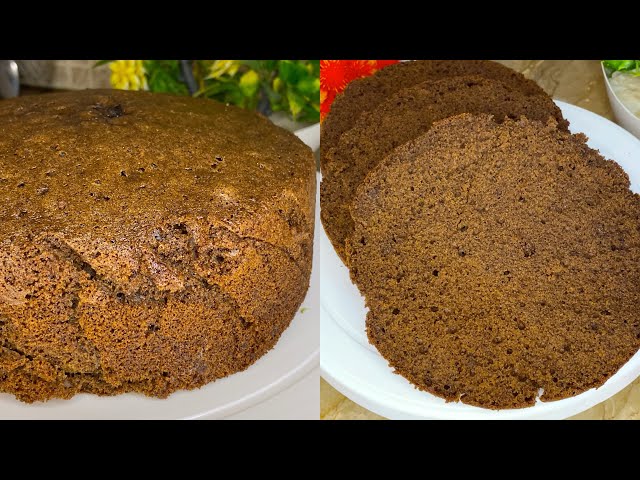 Chocolate Sponge Cake Recipe Without Oven | How To Make A Perfect Sponge | Easy Sponge Recipe