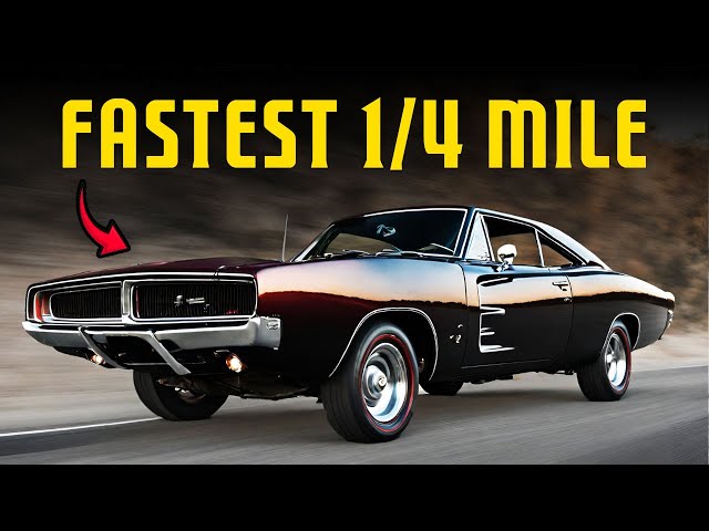 10 FASTEST 1960s Muscle Cars Over The Quarter Mile!