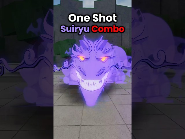 One Shot Suiryu Combo|| The Strongest Battleground #strongestbattlegrounds #roblox #pvp