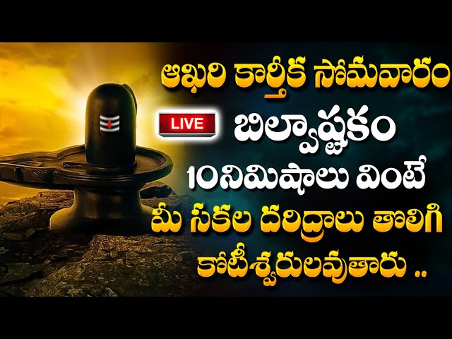 LIVE : Bilwashtakam | Karthika Last Somavaram Special Song | Telugu Bhakthi Songs | #sumantv