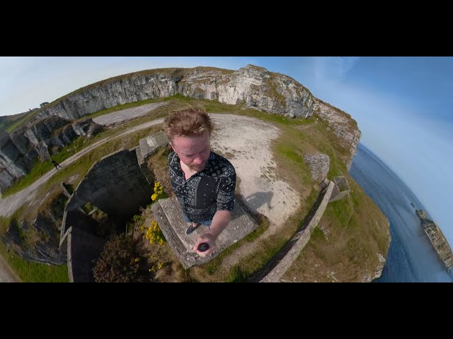 Game of Thrones filming location. Northern Ireland. Carrik A Rede Quarry. 360 go pro video.