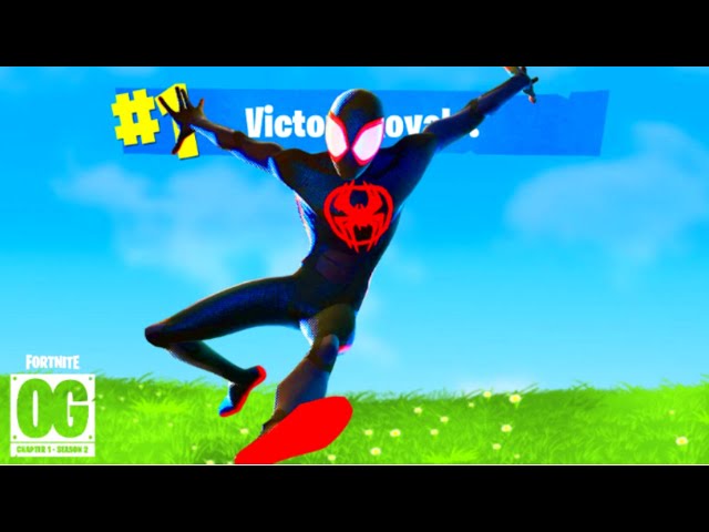 i Won OG Fortnite Zero Build With "MILES MORALES" (OG Season 2)